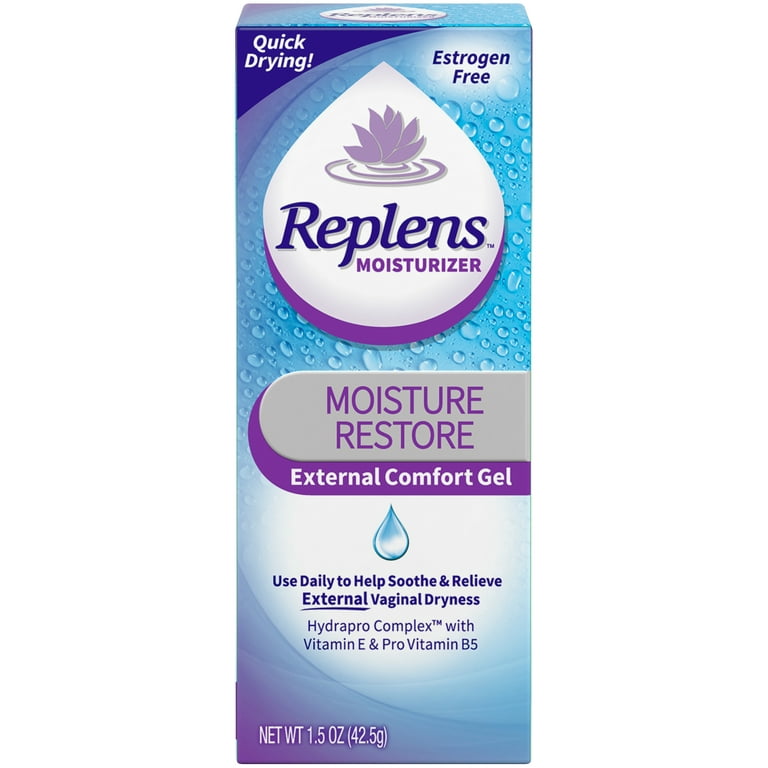 Replens Moisture Restore External Comfort Gel 1.5 oz (Pack of 3) 