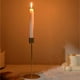 thumbnail image 2 of 1 Candelabro Individual, Candelabro de Hierro Forjado, Decoración de Bodas, Romántico, Cena A la Luz de las Velas, Candelabro, 2 of 6