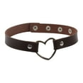 thumbnail image 4 of Gargantilla con cadena de corazón de amor, ajustable, suave, de moda, estilo vintage Café, 4 of 8