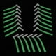 thumbnail image 5 of Limpiadores de cepillos interdentales: mini cepillos para limpieza Verde, 5 of 9