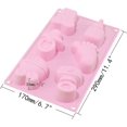 4 Pcs Baby Shower Party Silicone Mold,Bear Pacifier Little Feet Feeding
