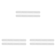 thumbnail image 1 of 2 pegatinas reflectoras para coche, cinta de advertencia reflectante para espejo retrovisor (blanca) Likrtyny Para estrenar, 1 of 2
