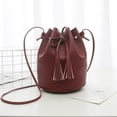 thumbnail image 1 of Female Cute Bag Shoulder Messenger Bag Drawstring Bucket Bag Retro Wild Bag, 1 of 2