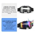 thumbnail image 3 of Windproof Motorcycle Goggles for Dirt Bike ATV Racing with Ski Goggles and Glasses Included, 3 of 8
