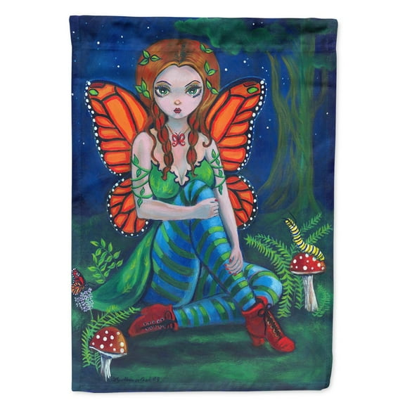 Fairy Monarch Flag Canvas House Size