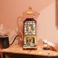 thumbnail image 2 of rolife DIY Miniature Coffee Shop Kit with LED Dollhouse Accessories, 2 of 8