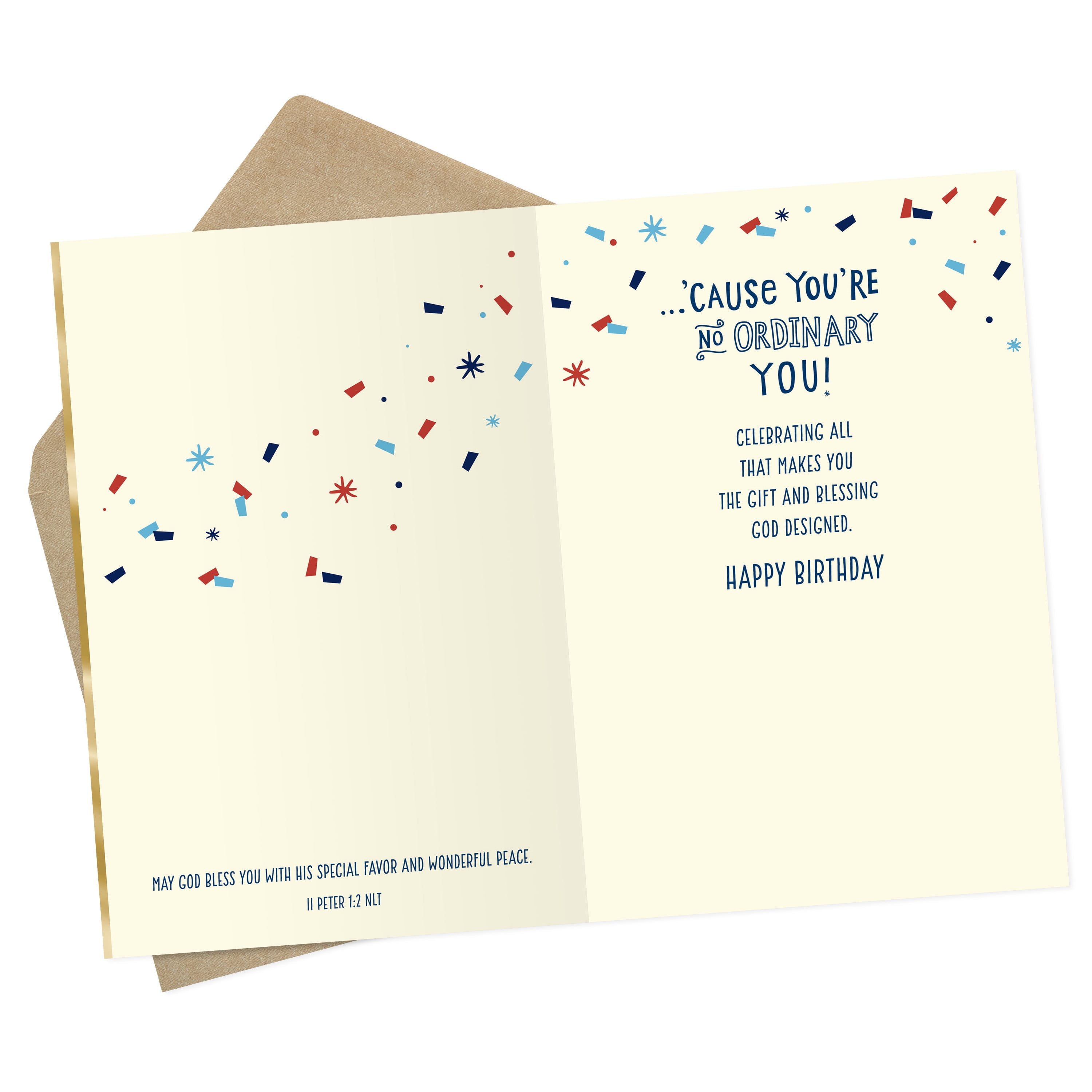 Dayspring Birthday Greeting Card (Dog in Party Hat)