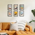 thumbnail image 5 of Sindcom 6 Pack A4 Picture Frames,Display Pictures 6x8 with Mat or 8.3x11.7 Without Mat,Gallery Wall Photo Frames, Black, 5 of 8
