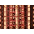 thumbnail image 1 of Ahgly Company Indoor Rectangle Abstract Orange Modern Area Rugs, 7' x 9', 1 of 4