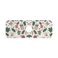 thumbnail image 7 of Yayeee Faucet Mat for Kitchen Sink 14.7" Diatomite Long Splash Guard Pad, White Christmas Holly, 7 of 7
