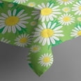 thumbnail image 3 of Vintage Rectangle Tablecloth 60x84 Inch, Daisy Flowers Boho Water Resistant Vinyl Washable Seasonal Table Cover for Thanksgiving Christmas Holiday Party Picnic Dinner Decor, 3 of 5