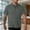 Green, variant on Strip Shirts Men Bowling Shirts Middle Aged Mens Shortsleeved Tshirt Summer Style Casual Breathable Lapel Striped Half-sleeved Shirt Mens Top Black S