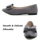 thumbnail image 4 of Zapatos SAILING LU para mujer con punta puntiaguda, planos grises, talla 10.5, 4 of 7