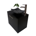 thumbnail image 1 of Gabinete para Baño con Lavamanos Y Monomando Izquierdo (Negro Mate/Gris) DECOMOBIL GABINETE 07, 1 of 4
