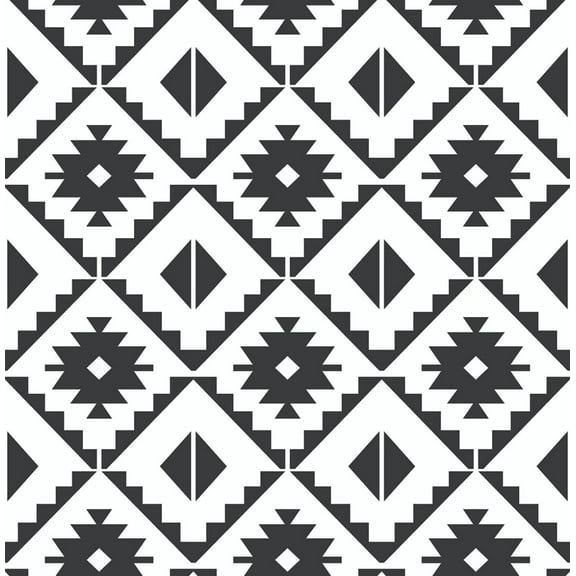 NextWall Southwest Tile Peel and Stick Wallpaper