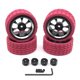 thumbnail image 1 of Neumático de neumático de metal de 65mm con adaptador de 12mm para Wpl, rosa Afortunado Sencillez, 1 of 5