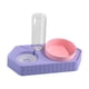 thumbnail image 2 of Comederos para perros y gatos, bebederos y bebederos desmontables. doble violeta, 2 of 9