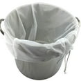 thumbnail image 2 of Hariumiu Kitchen Brew Mesh Bag Large Capacity Drawstring Durable White Brew Mesh Bag for Indoor, 2 of 7