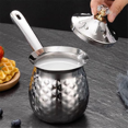 thumbnail image 4 of Cafetière Turque, Cafetière en Acier Inoxydable, Chauffe-Boisson Chocolat-Lait avec Bec Verseur 200Ml, 4 of 5