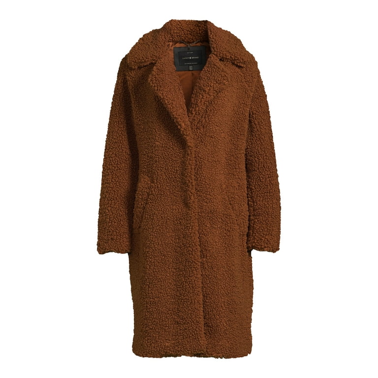 Lucky brand teddy sherpa coat 2025