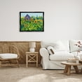 thumbnail image 3 of Stupell Industries Sunflower Field Painting Nature Painting Black Floater Framed Art Print Wall Art, 31 x 25, 3 of 10