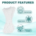 thumbnail image 3 of Uxcell RIC Rac Trim, Wave Bending Fringe Trim Ribbon for Sewing Crafts White, 3 of 7