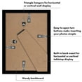 thumbnail image 5 of Americanflat 5x7 Picture Frame with Polished Plexiglass with 4x6 Mat 5 Pack Display Photo Galleria - Black, 5 of 8