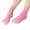 Hot Pink, variant on Women’s Toe Separator Socks (Five-Toe) - Breathable Cotton for Yoga, Pilates and Improved Foot Health