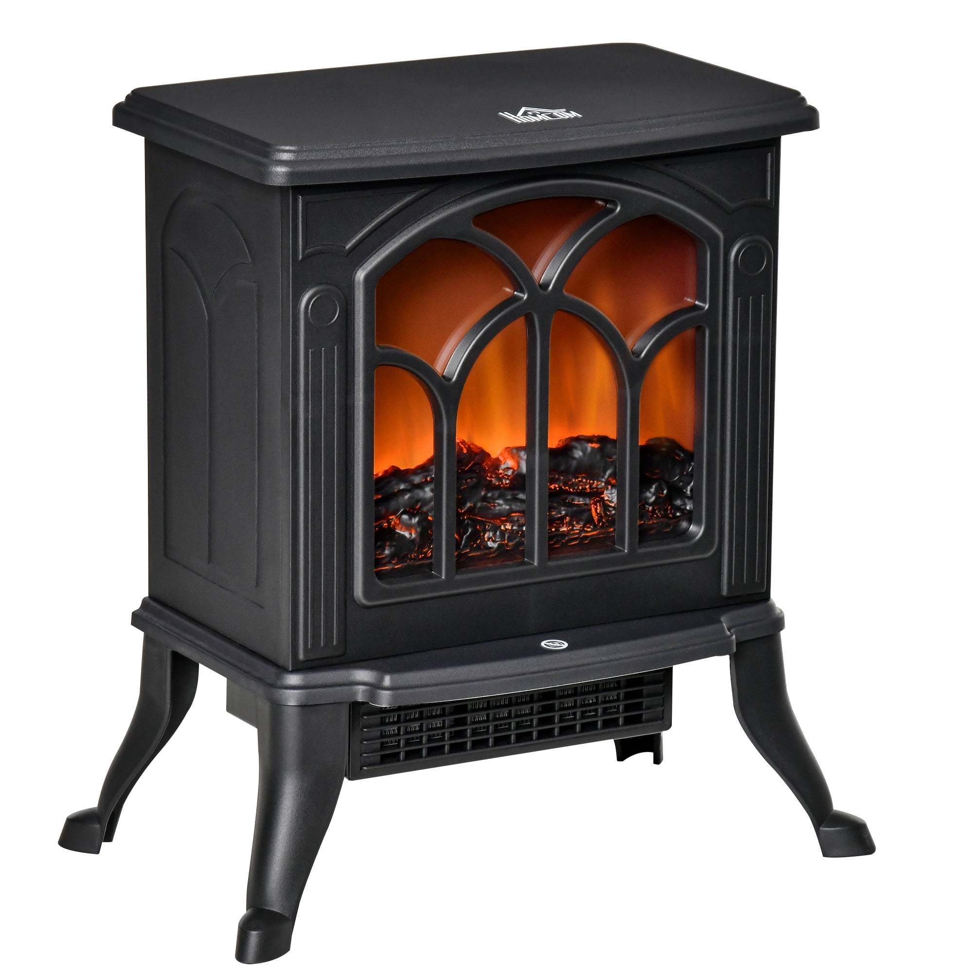 Freestanding Electric Fireplace Stove, Space Heater with