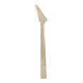thumbnail image 2 of Electric Guitar Neck 24 Fret 25.5 inch Maple Fretboard Shark Fin Inlay Bolt On Heel, 2 of 6