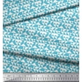 thumbnail image 2 of Soimoi Blue Rayon Fabric Diamond & Triangle Geometric Print Fabric by the Yard 42 Inch Wide, 2 of 3