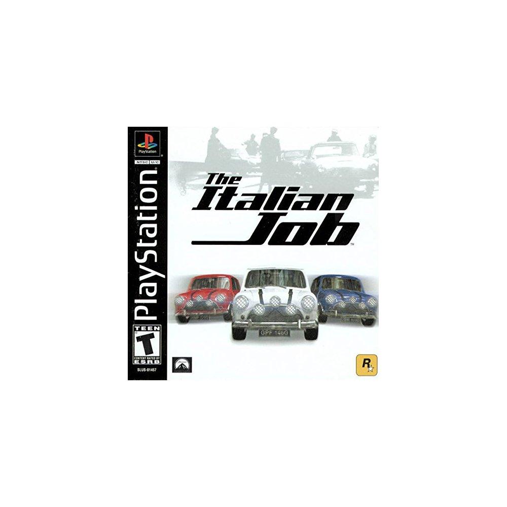 Jeu Vidéo The Italian Job Sur PlayStation 1 - Bon état, Prêt à Jouer