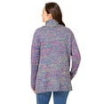 thumbnail image 2 of Woman Within Plus Size Multi Marled Cardigan Sweater, 2 of 4