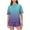 Multicolor, variant on Womens Pajamas Set Short Sleeve Pajama Button Down Round Neck Short Sleeves Pj Sets Soft Loungewear Shirt and Boxer Pant