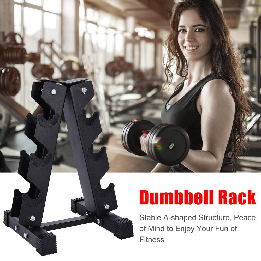 AFrame Dumbbell Storage Racks 4 Tier Weight Racks for Dumbbells Free