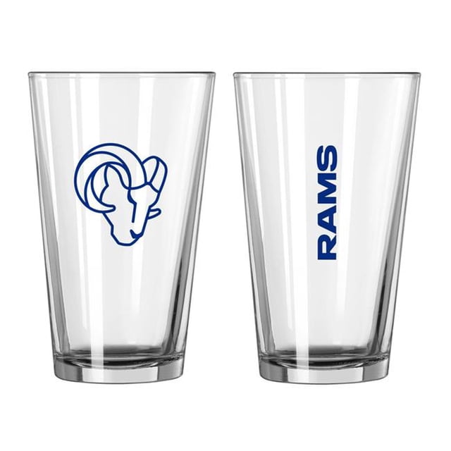 Logo Chair 629-G16P-1 16 oz NFL Los Angeles Rams Jour de Match Verre à Pinte
