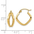 thumbnail image 5 of Primal Gold 14 Karat Yellow Gold Hoop Earrings, 5 of 5