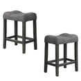 thumbnail image 2 of Best Master Furniture Vitaliya 24" Wood Counter Stool in Natural Oak (Set of 2), 2 of 3