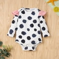 thumbnail image 5 of LAPAKIDS Newborn Baby Girl Clothes Long Sleeve Hearts printed Top +Pant 2PCS Set 0-3 Months, 5 of 5