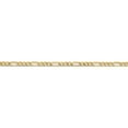 thumbnail image 4 of 14K Yellow Gold 2.5mm Semi-Solid Figaro Chain (18 X 2.5) Made In South Africa bc120-18, 4 of 6