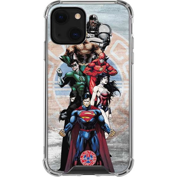 Skinit DC Comics Justice League Heros iPhone 14 Clear Case