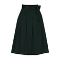 thumbnail image 2 of Women's Oktoberfest Skirt With Bow Tie Waistband Adjustable Apron Style Half Wrap Party Accessory, 2 of 8