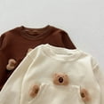 thumbnail image 3 of Casual and Versatile Two-Piece Set: Teddy Top Pullover and Pants for Baby and Toddlers, 3 of 6