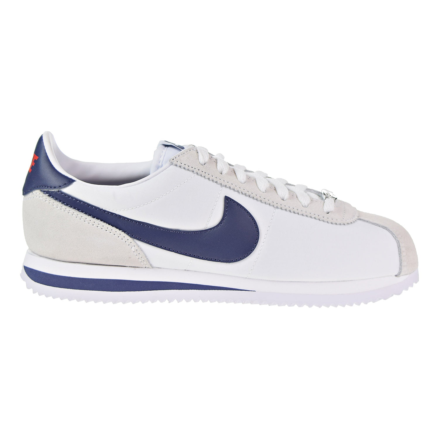 Nike Cortez Basic Nylon Men's Shoes White/Neutral Indigo Blue 819720 ...