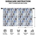 thumbnail image 2 of Blackout Kids Curtains,Boho Bohemia Geometric Line Art Childrens Insulated Curtains Set Of 2,Bedroom Essentials,Toddler Room Decor 52"x63"(132x160cm), 2 of 4