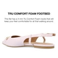 thumbnail image 4 of Journee Collection Womens Ceecy Tru Comfort Foam Sling Back Buckle Square Toe Flats, 4 of 6