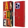 thumbnail image 1 of Head Case Designs Officially Licensed Liverpool Football Club Liver Bird Ynwa Vintage Plate Anfield Leather Book Wallet Case Compatible with Apple iPhone 14 Pro Max, 1 of 6