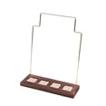 thumbnail image 2 of lionlar Jewelry Organizer Stand, Hanging Rack for Watches Anklets Countertop Tradeshow Tall+Rings Base, 2 of 5