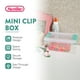 thumbnail image 2 of Recipientes de almacenamiento Sterilite Clip Box Mini, paquete de 12 unidades, transparentes, 2 of 9