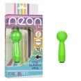 thumbnail image 1 of CalExotics Neon Vibes The Bubbly Vibe Rechargeable Silicone Bullet Vibrator, Green, 1 of 9